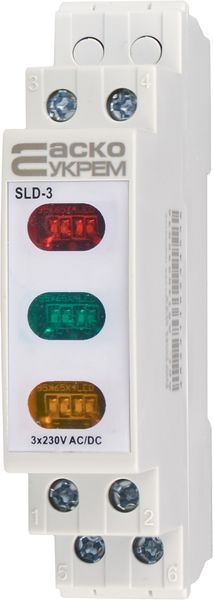 Модульний сигнальний індикатор 230V AC/DC SLD-3 A0140030036 фото