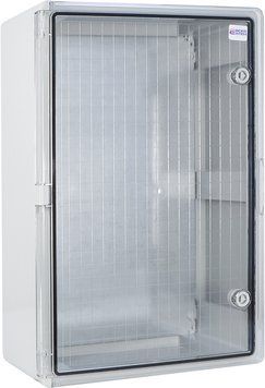 Корпус з АБС-пластику; з монтажною панеллю; прозорі дверцята; 40*60*20; ІР65; серіїUBox A0270010031 фото