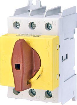 Разъединитель нагрузки LAS 3P Y-R 80 "1-0" 80A (желто-красный) 4661106 фото