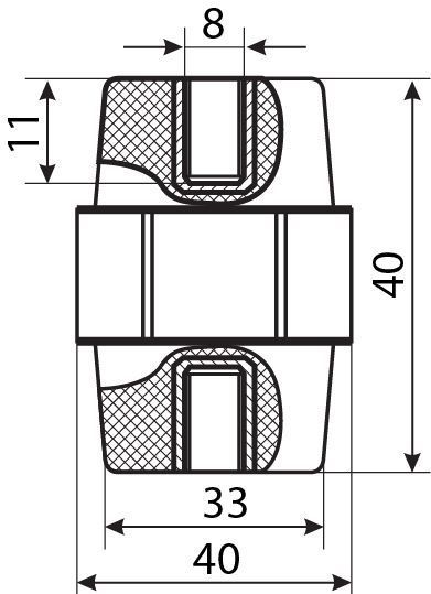 Ізолятор-тримач SM40 A0150100004 фото