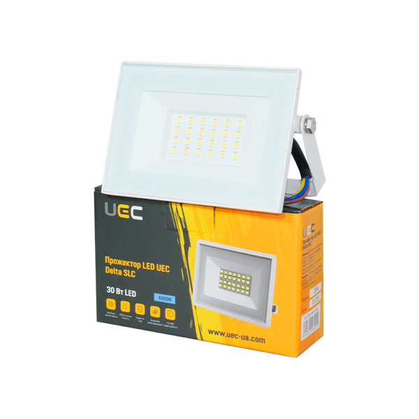 Прожектор LED UEC Delta SLC 30Вт 6500K IP65 белый SLC-30-IP65-0-W фото
