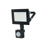 Прожектор LED UEC Delta SLC-MS 20Вт з датчиком руху 6500K IP54 чорний SLC-20-IP54-MS-B фото
