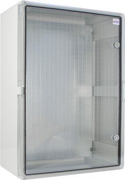 Корпус з АБС-пластику; з монтажною панеллю; прозорі дверцята; 50*70*25; ІР65; серіїUBox A0270010032 фото
