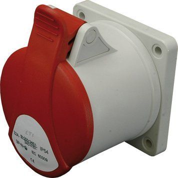 Розетка вбудована силова EER-1632 IP54 (16A, 230V, 2P+PE) 4482128 фото