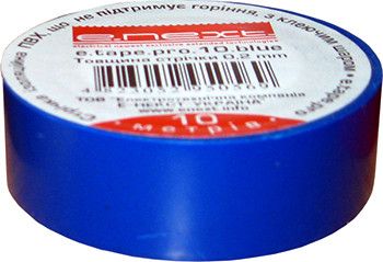 Изолента e.tape.stand.10.blue, синяя (10м) s022005 фото