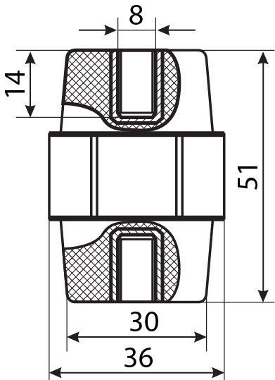 Изолятор-держатель SM51 A0150100005 фото