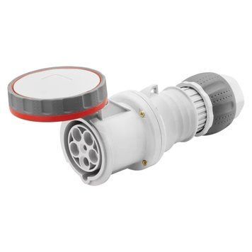 Розетка переносная IEC 309 HP IP44 3P+E 63A 400V 6H GEWISS GW63020H фото