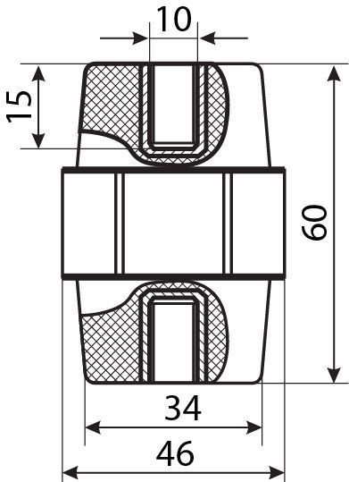 Изолятор-держатель SM60 A0150100008 фото