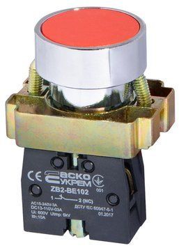 Кнопка "Стоп" XB2-BA42 червона A0140010003 фото