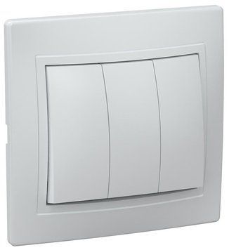 ВС10-3-0-ККм Выключатель 3кл 10А КВАРТА (кремовый) EVK30-K33-10-DM фото