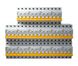 Автоматический выключатель SB-M8 3P 25A хар-ка C 4,5кA UEC MCB45-3-025-C фото 2