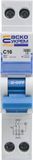 Пристрій захисного відключення з захистом від надструмів UTrust 1P+N (18 mm) 16А C 30mА A A0010210153 фото