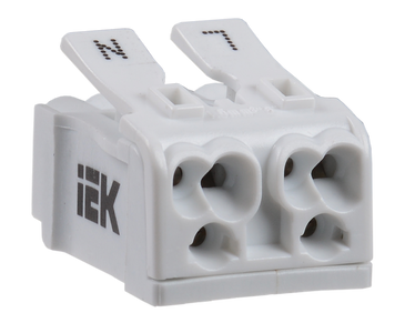 Клемма пружинная соединительная КСП2-L+N UKZ-B06-2P-F0-E0-10 фото