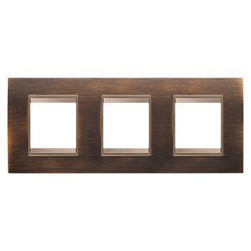 Рамка Chorusmart LUX 2+2+2M горизонтальна антична латунь GEWISS GW16226XQ фото