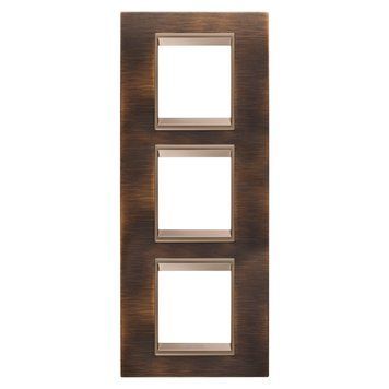 Рамка Chorusmart LUX 2+2+2M вертикальна антична латунь GEWISS GW16227XQ фото