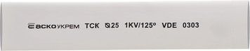 Термоусаджувальна трубка з клеєм d 25,4мм біла (1м) A0150040791 фото
