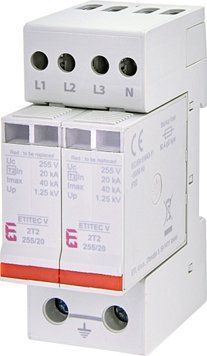 Ограничитель перенапряжения ETITEC V 2T2 255/20 (4+0) 2442943 фото