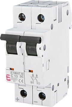 Автоматический выключатель ETIMAT 10 DC 2p C 13A (6 kA) 2138715 фото