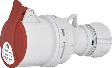 Розетка кабельна (силовий роз'єм) ES-1643 IP44 (16A, 400V, 3P+PE) 4482001 фото