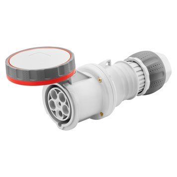 Розетка переносная IEC 309 HP IP67 3P+N+E 125A 400V 6H GEWISS GW62061H фото