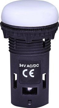 Лампа сигнальна LED матова ECLI-024C-W 24V AC/DC (біла) 4771215 фото