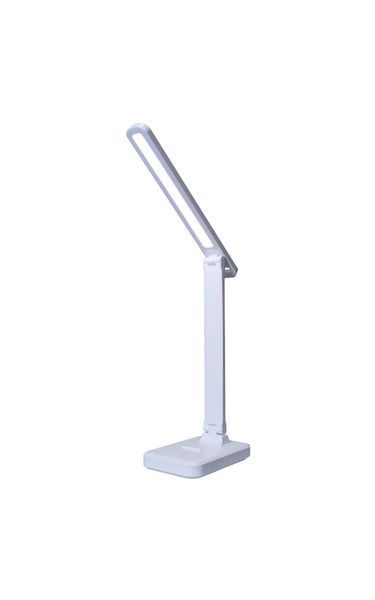 Светильник настольный аккумуляторный с блоком питания LED TL811 5W 3000/4500/6500K 2/4/8H 100/250/400L bat: 3,7V 1,2A White Mini TNSy5001238 фото