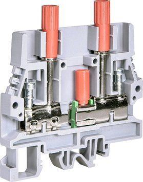 Клемма винтовая измерительная ESC-SCB.6/DD (6 мм2, с разъёмами, для изм. напряжения, серая) 3903221 фото