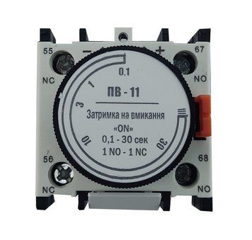 Приставка ПВ11 затримка на вмик. 0.1-30сек. 1NO+1NC TNSy5504017 фото