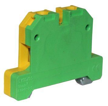 Клема "PE" КНГз-SAK-10EK 61А, 0,5-10мм2, гвинтова, на DIN-рейку, без маркера TNSy5505478 фото