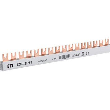 Шина живлення IZ 16/2F/54 (16мм2, 2P, 1м, Fork, 54mod.) 2921067 фото