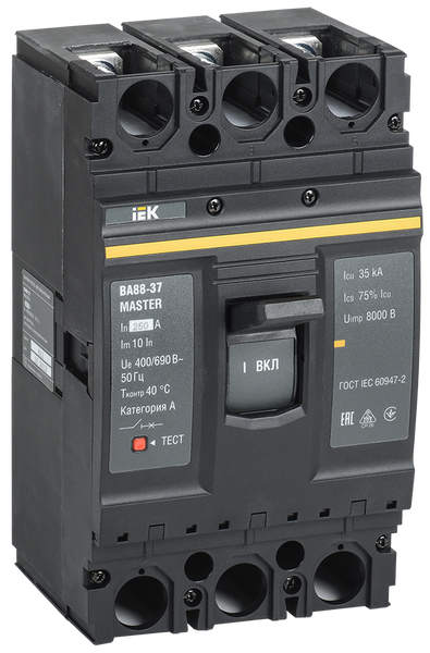 Автоматичний вимикач ВА88-37 3Р 250А 35кА MASTER IEK (SVA40-3-0250-02) SVA40-3-0250-02 фото