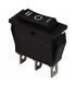 KCD3-103 B/B 220V Переключатель 1 клав. перекидной черный