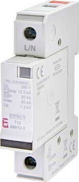 Ограничитель перенапряжения ETITEC V T12 280/12,5 (1+0) 2442900 фото