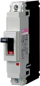 Автоматический выключатель EB 2S 160/1LF 125A (25kA, фикс./фикс.) 1P 4671010 фото