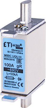 Предохранитель M000UQU-N/20A/690V gR 4331021 фото