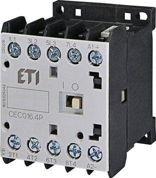 Контактор мініатюрний CEC 16.4P 230V АС (16A; 7,5kW; AC3) 4р (4 н.в.) 4641203 фото