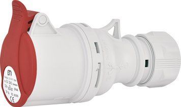 Розетка кабельна (силовий роз'єм) ES-3243 IP44 (32A, 400V, 3P+PE) 4482004 фото