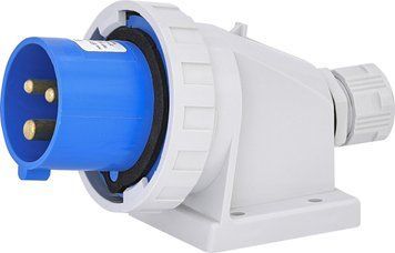 Вилка настінна (силовий роз'єм) EPH-1632 IP67 (16A, 230V, 2P+PE) 4482066 фото