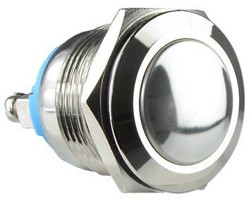 Кнопка металева опукла TY 19-231A Scr; (гвинтове з'єднання); 1NO A0140010105 фото
