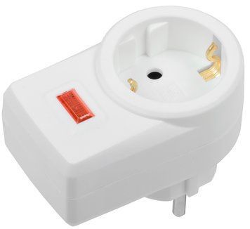 Сетевой фильтр СФ-01К 1 место 2P+PE 16А белый IEK WFP10-16-01-ZK-K01 фото