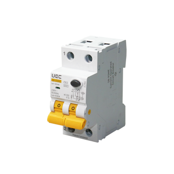 Автомат диференційного захисту SB-R9NE 2P C 63A 30мА тип AC 6кА UEC RCBO60-2-063-C-030-AC фото