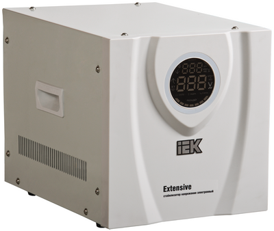Стабілізатор напруги Extensive 5 кВА релейний переносний IEK (IVS23-1-05000) IVS23-1-05000 фото