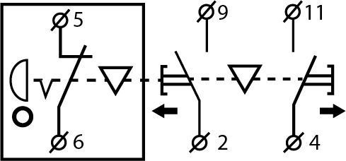 Пост кнопочный XAL-B3-2713К с ключом A0140050020 фото
