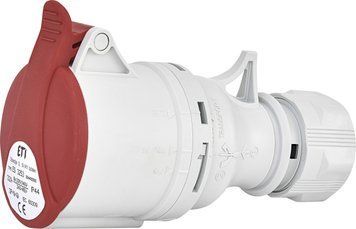 Розетка кабельна (силовий роз'єм) ES 3253 IP44 (32A, 400V, 3P+N+PE) 4482005 фото