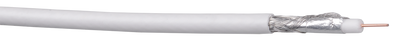 ITK Кабель зв'язку коаксіальний RG6, 75 Ом, FPE, PVC, 305м, білий CC1-R6F1-111 фото