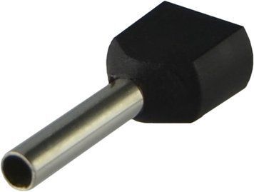 Наконечники трубчатые ТО 1;5-12 черные (100 шт.) A0060120007 фото