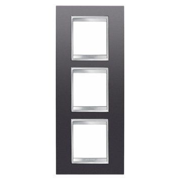 Рамка Chorusmart LUX 2+2+2M вертикальна сланець GEWISS GW16227VA фото