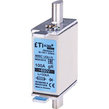 Запобіжник M000UQU-N/35A/690V gR 4331023 фото