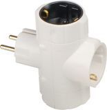 Тройник тип А с з/к белый серии Ornat ECO019001024 фото