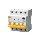 Автомат диференційного захисту SB-R9NE 4P C 10A 30мА тип AC 6кА UEC RCBO60-4-010-C-030-AC фото